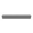 4" x 36" x 4" NEMA 3R Screw Cover Lay-In Wireway, Steel, Gray, With Knockouts, 4436-GSC3R