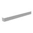 4" x 48" x 4" NEMA 3R Screw Cover Lay-In Wireway, Steel, Gray, With Knockouts, 4448-GSC3R