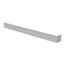 4" x 48" x 4" NEMA 3R Screw Cover Lay-In Wireway, Steel, Gray, With Knockouts, 4448-GSC3R