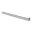 4" x 72" x 4" NEMA 1 Screw Cover Lay-In Wireway, Steel, Gray, No Knockouts, 4472-GSC1-NK