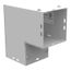 4" x 4" 90-Degree Corner Elbow, NEMA 1, Steel, ANSI 61 Gray, 44L90C