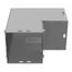 4" x 4" 90-Degree Corner Elbow, NEMA 1, Steel, ANSI 61 Gray, 44L90C