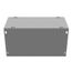 6" x 12" x 6" NEMA 1 Screw Cover Lay-In Wireway, Steel, Gray, With Knockouts, 6612-GSC1