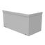 6" x 12" x 6" NEMA 3R Screw Cover Lay-In Wireway, Steel, Gray, No Knockouts, 6612-GSC3R-NK
