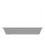 6" x 12" x 6" NEMA 3R Screw Cover Lay-In Wireway, Steel, Gray, No Knockouts, 6612-GSC3R-NK