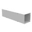 6" x 24" x 6" NEMA 1 Screw Cover Lay-In Wireway, Steel, Gray, No Knockouts, 6624-GSC1-NK