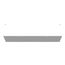 6" x 24" x 6" NEMA 1 Screw Cover Lay-In Wireway, Steel, Gray, No Knockouts, 6624-GSC1-NK