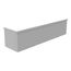 6" x 24" x 6" NEMA 3R Screw Cover Lay-In Wireway, Steel, Gray, No Knockouts, 6624-GSC3R-NK