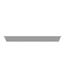 6" x 24" x 6" NEMA 3R Screw Cover Lay-In Wireway, Steel, Gray, No Knockouts, 6624-GSC3R-NK