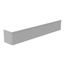 6" x 36" x 6" NEMA 3R Screw Cover Lay-In Wireway, Steel, Gray, No Knockouts, 6636-GSC3R-NK