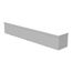 6" x 36" x 6" NEMA 3R Screw Cover Lay-In Wireway, Steel, Gray, No Knockouts, 6636-GSC3R-NK