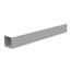6" x 48" x 6" NEMA 1 Screw Cover Lay-In Wireway, Steel, Gray, No Knockouts, 6648-GSC1-NK