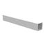 6" x 48" x 6" NEMA 1 Screw Cover Lay-In Wireway, Steel, Gray, No Knockouts, 6648-GSC1-NK