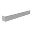 6" x 48" x 6" NEMA 3R Screw Cover Lay-In Wireway, Steel, Gray, No Knockouts, 6648-GSC3R-NK