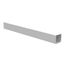 6" x 72" x 6" NEMA 1 Screw Cover Lay-In Wireway, Steel, Gray, No Knockouts, 6672-GSC1-NK