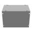 8" x 12" x 8" NEMA 1 Screw Cover Lay-In Wireway, Steel, Gray, No Knockouts, 8812-GSC1-NK