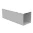 8" x 24" x 8" NEMA 1 Screw Cover Lay-In Wireway, Steel, Gray, No Knockouts, 8824-GSC1-NK