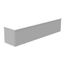 8" x 36" x 8" NEMA 3R Screw Cover Lay-In Wireway, Steel, Gray, With Knockouts, 8836-GSC3R
