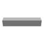 8" x 48" x 8" NEMA 3R Screw Cover Lay-In Wireway, Steel, Gray, No Knockouts, 8848-GSC3R-NK