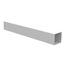 8" x 60" x 8" NEMA 1 Screw Cover Lay-In Wireway, Steel, Gray, No Knockouts, 8860-GSC1-NK