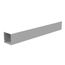 8" x 72" x 8" NEMA 1 Screw Cover Lay-In Wireway, Steel, Gray, No Knockouts, 8872-GSC1-NK
