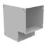 8" x 8" 90-Degree Side Elbow, NEMA 1, Steel, ANSI 61 Gray, 88L90S