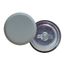 3" Knockout Hole Seal, Gasketed, Steel, Gray, Wing Nut Mount, A-HS300