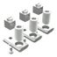 Tap Connector Kit, Internal Hex Set Screw, 12-1/0 AWG, Aluminum, K4977-INT
