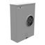 200A Ringless 1-Position Meter Socket, Lever Bypass, 4-Jaw, 1-Phase, 600V, NEMA 3R, Barrel Lock, U4721-O-BL