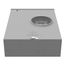200A Ringless 1-Position Meter Socket, Lever Bypass, 4-Jaw, 1-Phase, 600V, NEMA 3R, Barrel Lock, U4721-O-BL