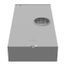 7-Terminal Ringless Large Closing Plate Meter Socket with Lever Bypass and Barrel Lock, U4911-X-BL