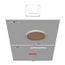 200A Ringless 1-Position Meter Socket, Lever Bypass, 4-Jaw, 1-Phase, 240V, NEMA 3R, Barrel Lock, U5140-RXL-200-BL