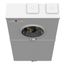 200A Ringless Meter Socket with Horn Bypass, 4-Jaw, 1-Phase, NEMA 3R, U5168-XTL-200-KK-PL