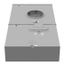 200A Ringless 1-Position Meter Socket, Lever Bypass, 4-Jaw, 1-Phase, 240V, NEMA 3R, Barrel Lock, U5750-RXL-200-BL