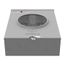 200A Ringless 1-Position Meter Socket, 4-Jaw, 1-Phase, 600V, NEMA 3R, U7040-XL-TG