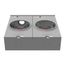 100A Ringless 2-Position Meter Socket, 4-Jaw, 1-Phase, 300V, NEMA 3R, U7362-DL