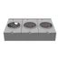 100A Ringless 3-Position Meter Socket, 4-Jaw, 1-Phase, 300V, NEMA 3R, U7363-DL