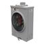 125A Ringless 1-Position Meter Socket, 4-Jaw, 1-Phase, 600V, NEMA 3R, U7487-YL-TG