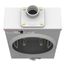 125A Ringless 1-Position Meter Socket, 4-Jaw, 1-Phase, 600V, NEMA 3R, U7487-YL-TG