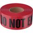 1000' Premium Red Barricade Tape-Danger Do Not Enter, 11-081