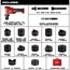 M18 FORCE LOGIC 10 Ton Knockout Tool 1/2" to 2" , 2676-02