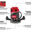 M18 FUEL 1/2" Router, 2838-20