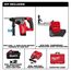 M18 FUEL 1" SDS Plus Rotary Hammer Drill w/ ONE-KEY Dust Extractor Kit, 2914-22DE