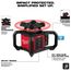 M18 Red Exterior Rotary Laser Level Kit w/ Receiver, 3701-21