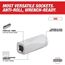 1/4" Drive 7/32" SAE Deep Socket with FOUR FLAT Sides, 45-34-9013