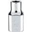 3/8" Drive 1/4" SAE Deep Socket with FOUR FLAT Sides, 45-34-9060