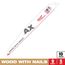 9" 5TPI AX Wood with Nails SAWZALL Recip Blade (10 Pack)
