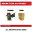 12" 5 TPI Fleam Ground Pruning SAWZALL Blade for Clean Wood (Pack of 5), 48-00-1303