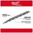 12" 5 TPI Fleam Ground Pruning SAWZALL Blade for Clean Wood (Pack of 5), 48-00-1303