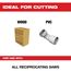 9" 5 TPI Fleam Ground Pruning SAWZALL Blade for Clean Wood (1 Piece), 48-00-1304